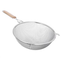 Сито с ободком и ручкой 21см, двойная сеть, нерж.сталь Ретро VETTA Сито с ободком и ручкой 21см, двойная сеть, нерж.сталь Ретро VETTA